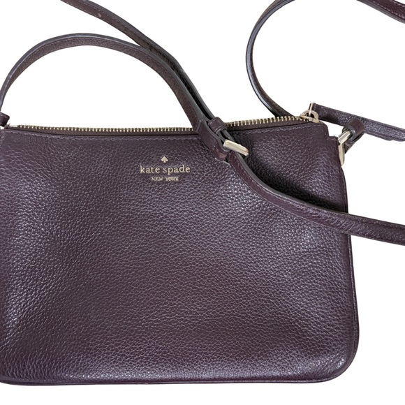 kate spade Handbags - Kate Spade Dark Brown Leather Bag